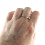 Set of Two 14K Gold Fill Skinny Stacking Rings