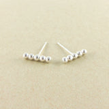 Sterling Silver Petite Ear Climber Earrings