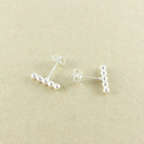 Sterling Silver Petite Ear Climber Earrings