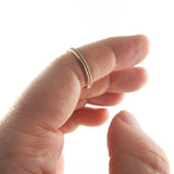 Set of Two 14K Gold Fill Skinny Stacking Rings