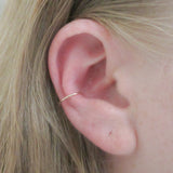14K Gold Fill 16 Gauge Cartilage Piercing - Conch Hoop