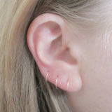 14K Rose Gold Fill 22 Gauge Cartilage Piercing Hoop