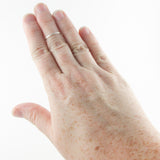 Sterling Silver Hammered Skinny Stacking Ring