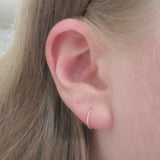Rose Gold Twist Wire 18 Gauge Cartilage Hoop