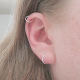 Argentium Silver Twist Wire 20 Gauge Cartilage Hoop