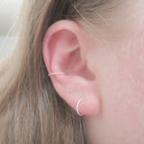 Argentium Silver Twist Wire 20 Gauge Cartilage Hoop
