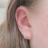 Argentium Silver Twist Wire 20 Gauge Cartilage Hoop