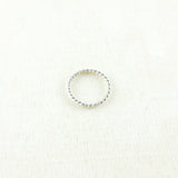 Sterling Silver Twist Wire 18 Gauge Mini Hoop