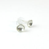 Sterling Silver Small Round Stud Earrings