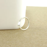 Hammered Sterling Silver 20 Gauge Cartilage Hoop Earring
