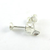Sterling Silver Tiny Circle Stud Earrings
