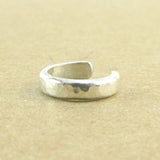 Sterling Silver Hammered Ear Cuff