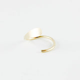 14K Gold Fill Hammered Cartilage Hoop Earring