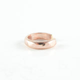 14K Rose Gold Fill Hammered Ear Cuff