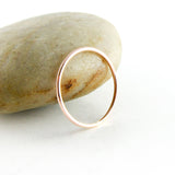 14K Rose Gold Fill Skinny Stacking Ring