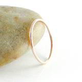 14K Rose Gold Fill Skinny Stacking Ring