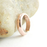 14K Rose Gold Fill Hammered Ear Cuff