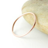 14K Rose Gold Fill Skinny Stacking Ring