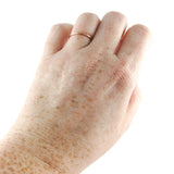 Thin 14K Rose Gold Fill Wedding Ring