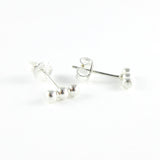 Sterling Silver Bar Stud Earrings