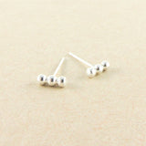 Sterling Silver Bar Stud Earrings