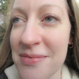 10K Gold Thin Nose Ring
