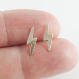 Lightning Bolt Stud Earrings in 14K Gold Fill