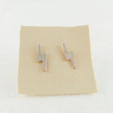 Lightning Bolt Stud Earrings in 14K Gold Fill