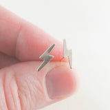Lightning Bolt Stud Earrings in 14K Gold Fill