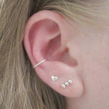 Argentium Silver 18 Gauge Ear Cuff