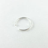 Hammered Argentium Silver 18 Gauge Ear Cuff