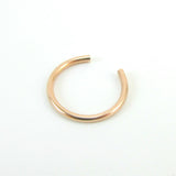14K Rose Gold Fill Thin Ear Cuff