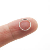 22 Gauge Argentium Silver Nose Hoop