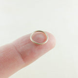 14K Rose Gold Filled 20 Gauge Nose Ring