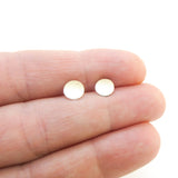 14K Gold Fill Circle Stud Earrings