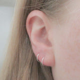 Argentium Silver 20 Gauge Cartilage Piercing Hoop
