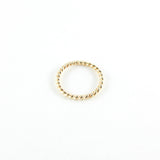 Gold Twist Wire 18 Gauge Mini Hoop