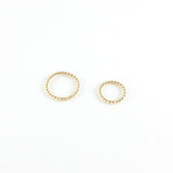 14K Gold Fill Twist Wire 20 Gauge Cartilage Hoop