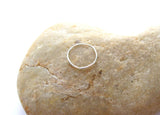 Thin 24 Gauge Argentium Silver Nose Hoop