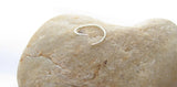Thin 24 Gauge Argentium Silver Nose Hoop