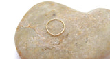 10K Gold Thin Nose Ring