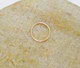 14K Rose Gold Fill 22 Gauge Cartilage Piercing Hoop