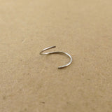 Thin Stainless Steel 24 Gauge Nose Ring