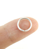 16 Gauge Argentium Silver Cartilage Hoop - Upper Ear Piercing