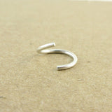 16 Gauge Argentium Silver Cartilage Hoop - Upper Ear Piercing