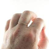 Set of Two 14K Gold Fill Skinny Stacking Rings