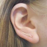 14K Gold Fill Hammered Ear Climbers