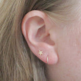 14K Gold Fill Star Stud Earrings