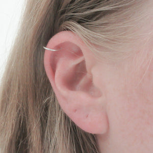MODRSA Cartilage Earring Set - 16g Studs, Hoops, & Diamond Helix Jewelry For Women (Gold & Silver)
