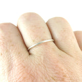 Thin Sterling Silver Stacking Ring